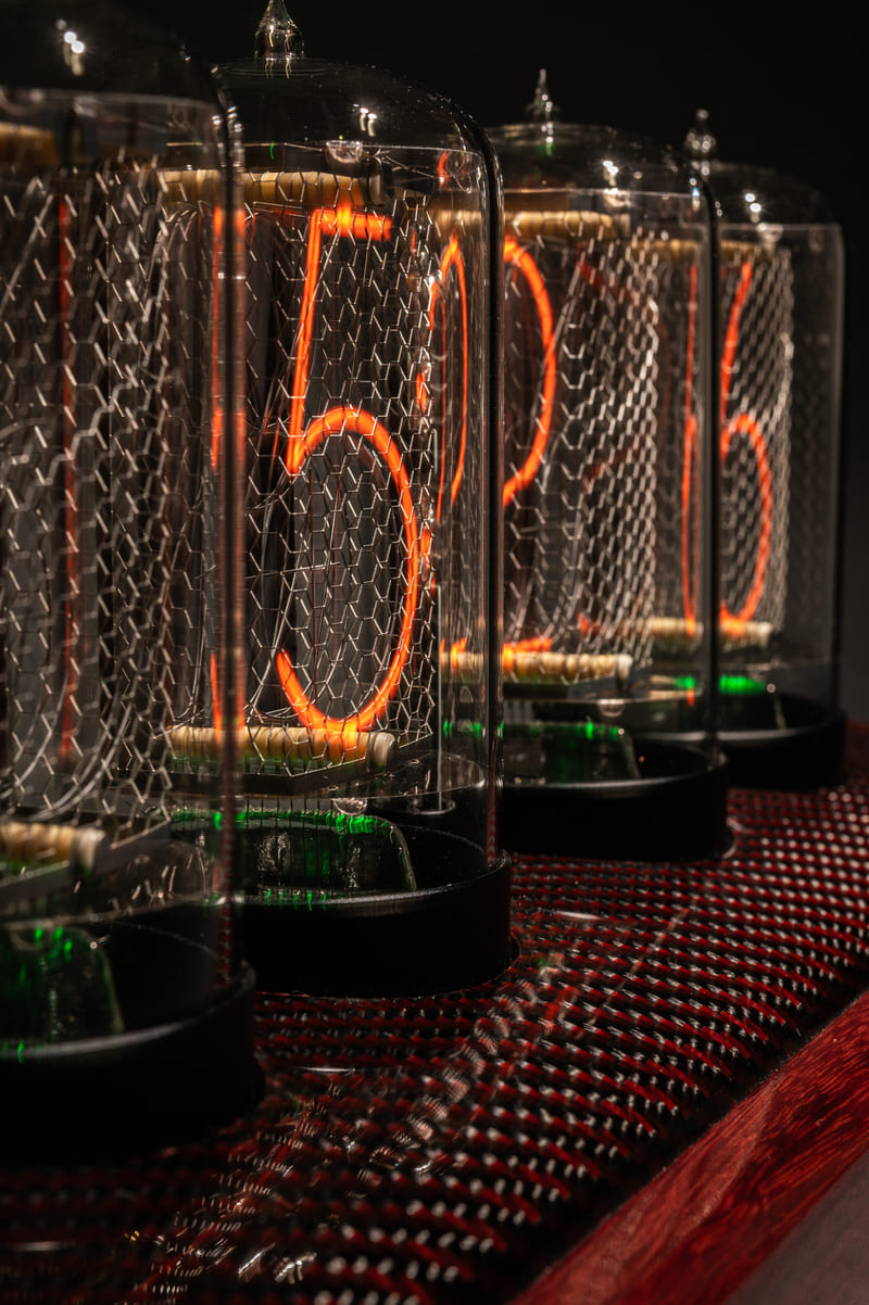 Unique Clock With Zin 70 Tubes And Wi-Fi Connectivity